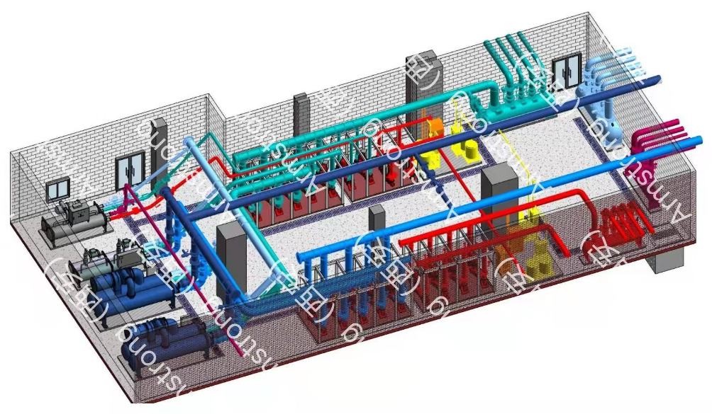 阿姆斯壯（西安）智慧高效率集成冷熱源機(jī)房